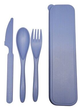NIB Wheatstraw Fiber Plastic Cutlery Set